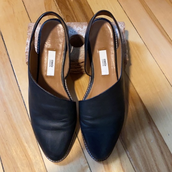 🇪🇸 Anthropologie Miista London Gala Leather Flats - Made in Spain - Picture 2 of 6